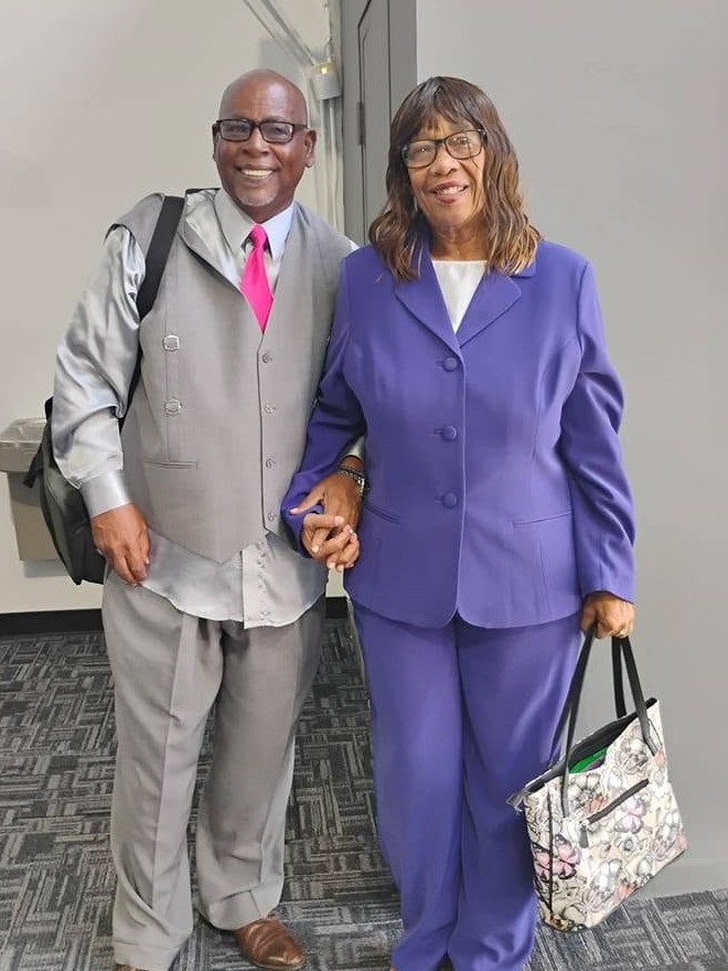 Pastor Harrison and Alexis Soberanis, founders of Dream Builders Mission, standing together